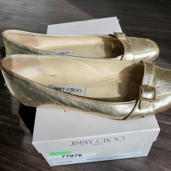 Jimmy Choo loafers shoes size 37.5 - Picture 6 of 9
